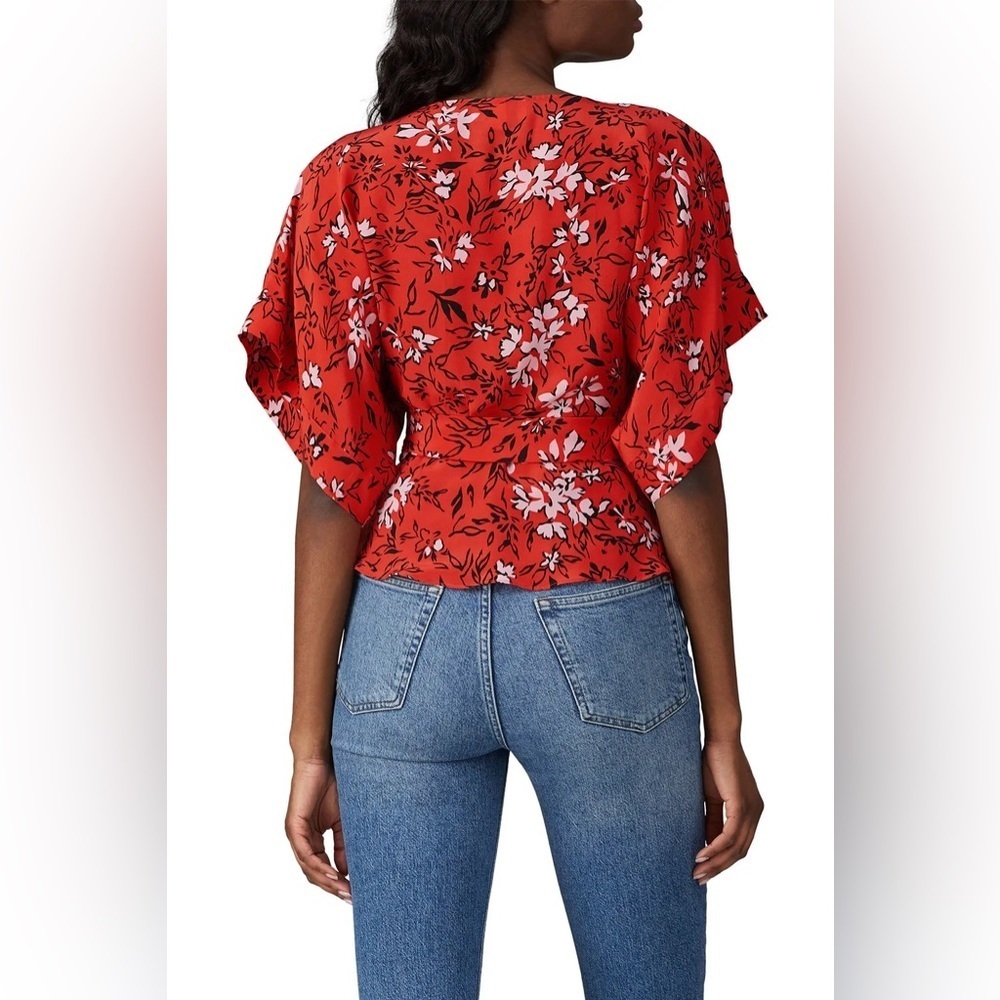 Yumi Kim Floral Wrap Top - Size S - Picture 4 of 5